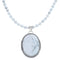 Howlite and Sterling Silver Navajo Bead Necklace CB118398