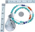 Multicolor Navajo Authentic Sterling Silver Bead Necklace Set BX119587