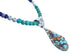 Multicolor Native American Authentic Sterling Silver Bead Necklace Set BX119588
