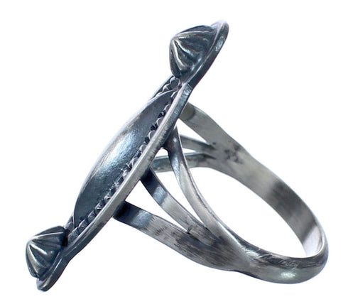 Genuine Steling Silver Native American Ring Size 4-1/2 BX118941