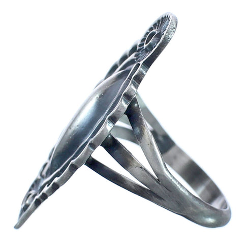 Native American Authentic Steling Silver Ring Size 5-1/2 BX118946