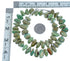 Sterling Silver Southwest Turquoise Bead Necklace BX119743