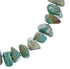 Turquoise Southwest Sterling Silver Bead Necklace BX119745