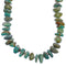 Southwest Turquoise Authentic Sterling Silver Bead Necklace BX119751