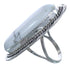 Howlite Authentic Sterling Silver Native American Ring Size 8 BX119684
