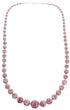 Sterling Silver Rhodochrosite Southwest Bead Necklace RX119195