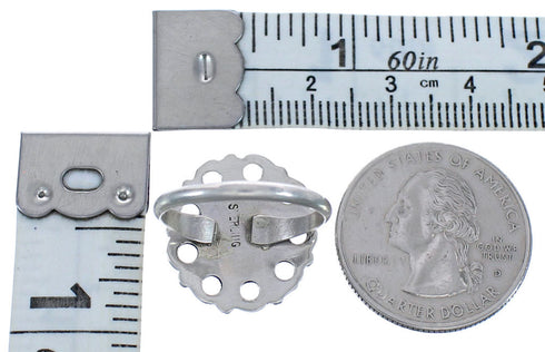 Lapis American Indian Sterling Silver Ring Size 6-1/4 BX119486