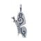 Butterfly Navajo Sterling Silver Overlay Pendant BX119442