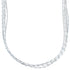 Authentic Liquid Sterling Silver 5 Strands 16-1/2" Necklace Jewelry BX120696