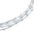 Authentic Liquid Sterling Silver 5 Strands 16-1/2" Necklace Jewelry BX120696