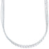 Liquid Sterling Silver 5 Strands 20-1/2" Necklace Jewelry BX120698