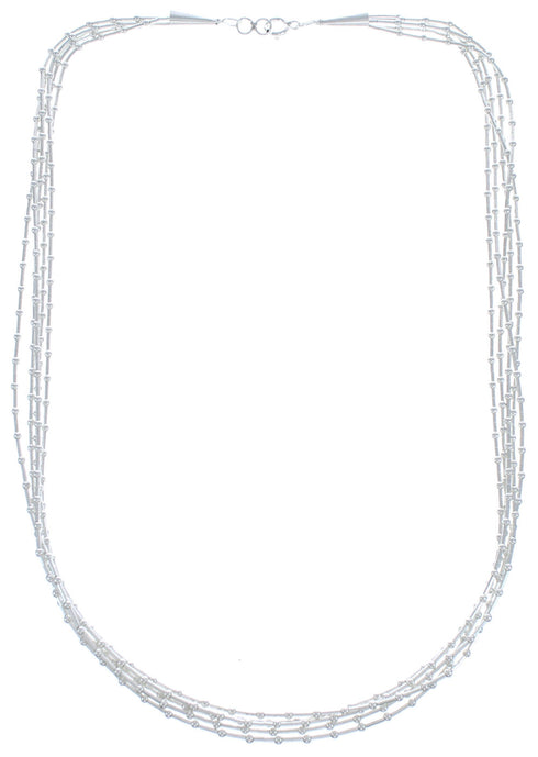 Liquid Sterling Silver 5 Strands 20-1/2" Necklace Jewelry BX120698
