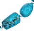 Southwestern Sterling Silver Free Form Turquoise Beaded Necklace BX120701