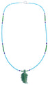 Multicolor Bead Sterling Silver Leaf Necklace BX120792