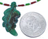 Sterling Silver Malachite And Multicolor Leaf Bead Necklace BX120802