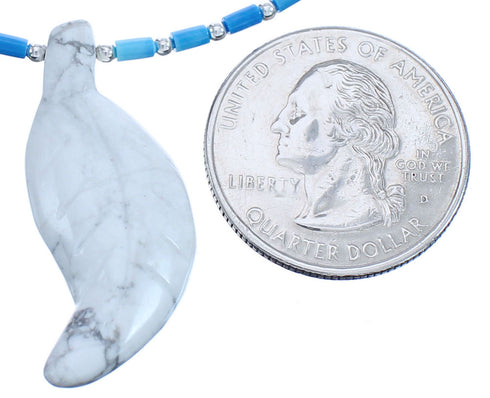 Leaf Bead Coral And Denim Lapis Sterling Southwestern Sterling Silver Necklace BX120811