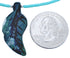 Southwestern Turquoise And Multicolor Sterling Silver Leaf Bead Necklace BX120818