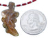 Southwestern Genuine Sterling Silver Azurite And Multicolor Leaf Bead Necklace BX120834