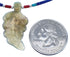 Sterling Silver Authentic Southwestern Multicolor And Azurite Leaf Bead Necklace BX120836