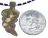 Denim Lapis And Sugilite Southwestern Authentic Sterling Silver Leaf Bead Necklace BX120848