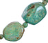 Southwestern Genuine Sterling Silver Green Turquoise Bead Necklace BX119770