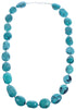 Southwest Sterling Silver Turquoise Beaded Necklace BX119775