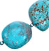 Southwest Turquoise Authentic Sterling Silver Beaded Necklace BX119772