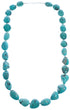 Southwest Turquoise Sterling Silver Authentic Beaded Necklace BX119776