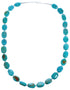 Genuine Sterling Silver Turquoise Bead Southwest Necklace BX119780