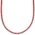 Southwestern Sterling Silver Coral Bead Necklace BX119768