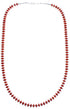 Southwestern Sterling Silver Coral Bead Necklace BX119768