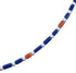 Southwest Lapis And Oyster Shell Sterling Silver Heishi Bead Necklace BX120751
