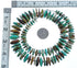 Wheel Turquoise Authtentic Sterling Silver Bead Necklace BX119697