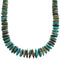 Turquoise Authentic Sterling Silver Wheel Beaded Necklace BX119699