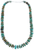Sterling Silver Turquoise Southwest Wheel Bead Necklace BX119704