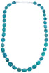 Authentic Sterling Silver Kingman Turquoise Bead Necklace BX119836