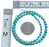 Authentic Sterling Silver Southwest Turquoise Bead Necklace BX119844