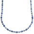 Authentic Sterling Silver Southwest Dumortierite Bead Necklace JX130246