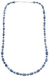 Authentic Sterling Silver Southwest Dumortierite Bead Necklace JX130246