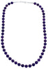 Amethyst Southwest Sterling Silver Bead Necklace BX120548