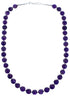 Sterling Silver And Amethyst Southwestern Bead Necklace BX120550