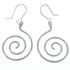 Zuni Snake Sterling Silver Hook Dangle Earrings BX120010