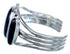 Native American Sterling Silver Onyx Cuff Bracelet BX120324