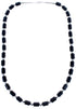 Authentic Sterling Silver Onyx Southwestern Bead Necklace BX120506