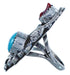 Navajo Flower Turquoise Coral Sterling Silver Ring Size 6-3/4 BX120028