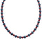 Hematite And Coral Southwestern Sterling Silver Bead Necklace BX120483