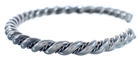 Native American Twisted Sterling Silver Cuff Bracelet BX120418
