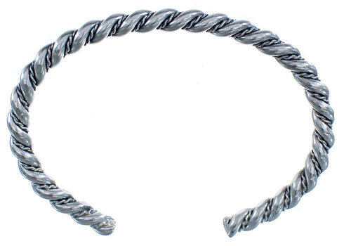 Native American Twisted Sterling Silver Cuff Bracelet BX120418