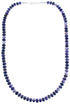 Purple Charoite Southwestern Sterling Silver Rondelle Bead Necklace BX120614