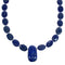 Lapis And Sterling Silver Authentic Bead Necklace BX120627
